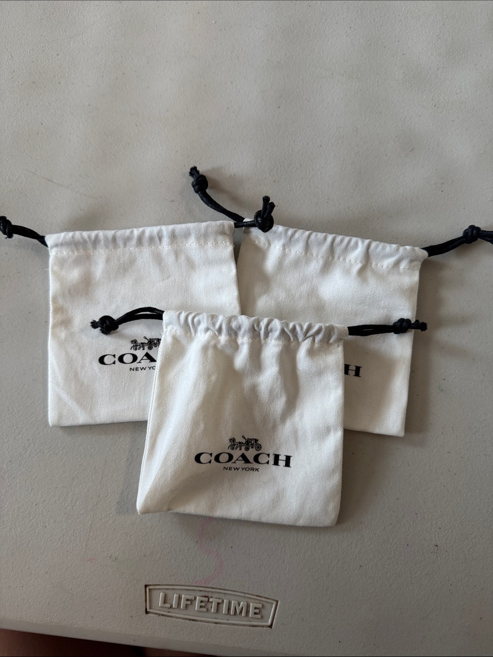 Coach Set of Drawstring Bags